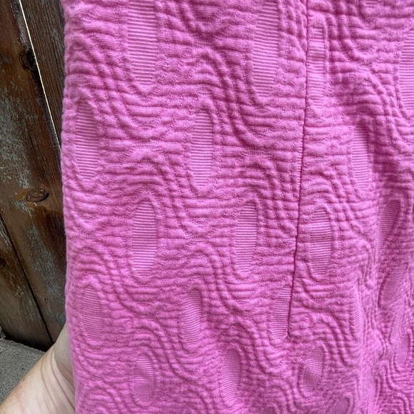 TAYLOR Women’s Pink Boat Neck Pencil Dress Knee Length Quilted Size 6 - Picture 6 of 8